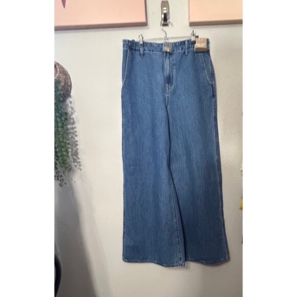 NEW Madewell Women's Wide Sweep Denim Jeans Size 27 Java Wash Preppy - Picture 10 of 12